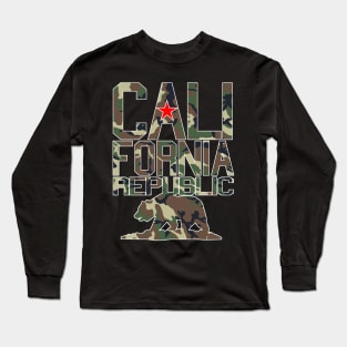 California Republic (camo bear style) Long Sleeve T-Shirt